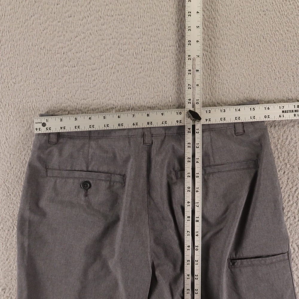 Jack Nicklaus Shorts Mens 30 Gray Heather Polyester Golf Chino Performance - Picture 5 of 6